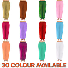 Color Chiffon harem Pant belly Dancing Sheer Chiffon Plain Harem Yoga Pant C14