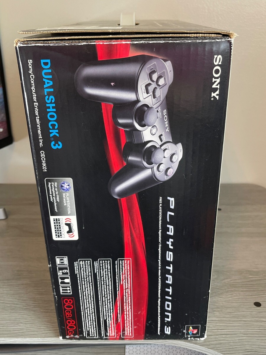 Sony PlayStation 3 PS3 Console CECHK01 80GB W/ Original Box