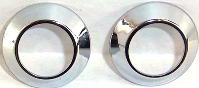 instrument panel bezels covers 2 piece chrome plastic for Peterbilt 1987-1991