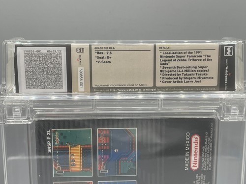 The Legend of Zelda: A Link to the Past (Players Choice) - Wata 7.5 B+ Sealed - Picture 3 of 6
