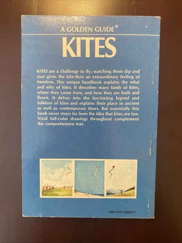 Kites A Golden Handbook Guide by Wyatt Brummitt Paperback 1971 Golden Press - Picture 10 of 13