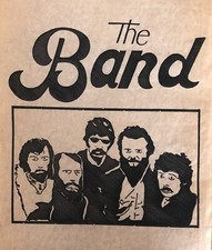 Vintage The Band Canadian Rock Music Band Iron On Transfer Robbie Robertson