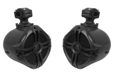 2 Rockville RWB70B 6.5" Black 250w Off-Road for ATV/UTV/Quad Tower Speakers