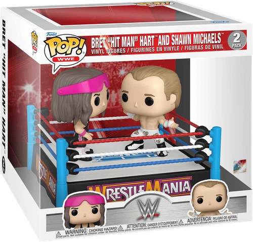 Funko Pop! Moments: WWE - Bret "Hit Man" Hart And Shawn Michaels - 2 Pack