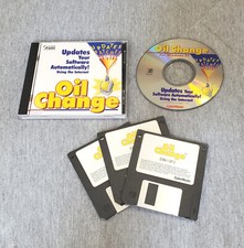 Vintage OIL CHANGE CyberMedia Windows 95 utility software CD / floppy