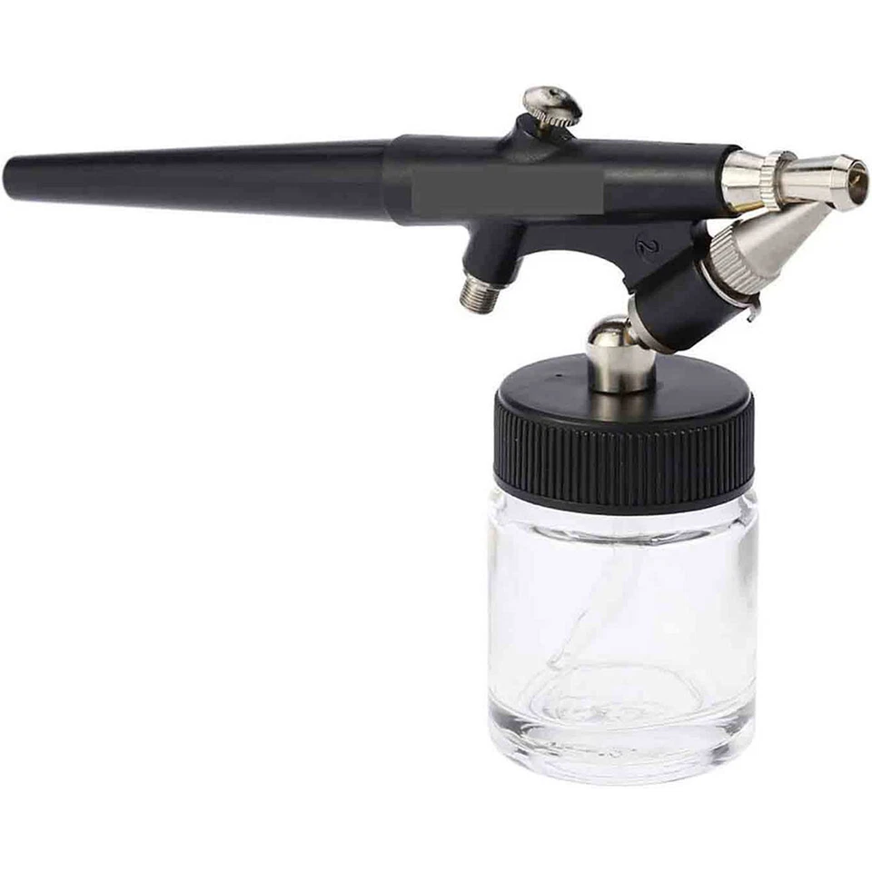 Aerografo set con accessori decorazione unghie nail art disegni decoupage - Immagine 2 di 4