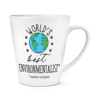 World's Best Environmentalist 341Ml Latte Becher Tasse Worlds Favorit Lustig