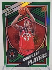 Pascal Siakam 2020-21 Donruss Complete Players Green Flood #5 Toronto Raptors