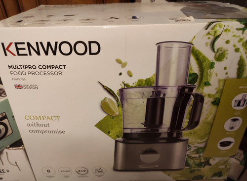 Robot Kenwood Multipro Compact 1000W - Argenté, En Très Bon état (occasion)
