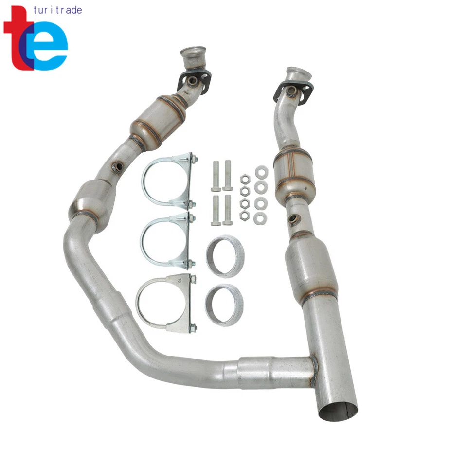 Convertidor catalítico de tubo en Y de 5,4 L para Ford E-150 Econoline E-250 E-350 2005-2008 Foto 3 de 4