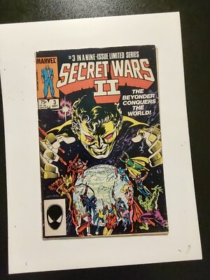 SECRET WARS 2 # 3 BEYONDER HUMAN FORM The World is Mine   Written By Jim Shooier