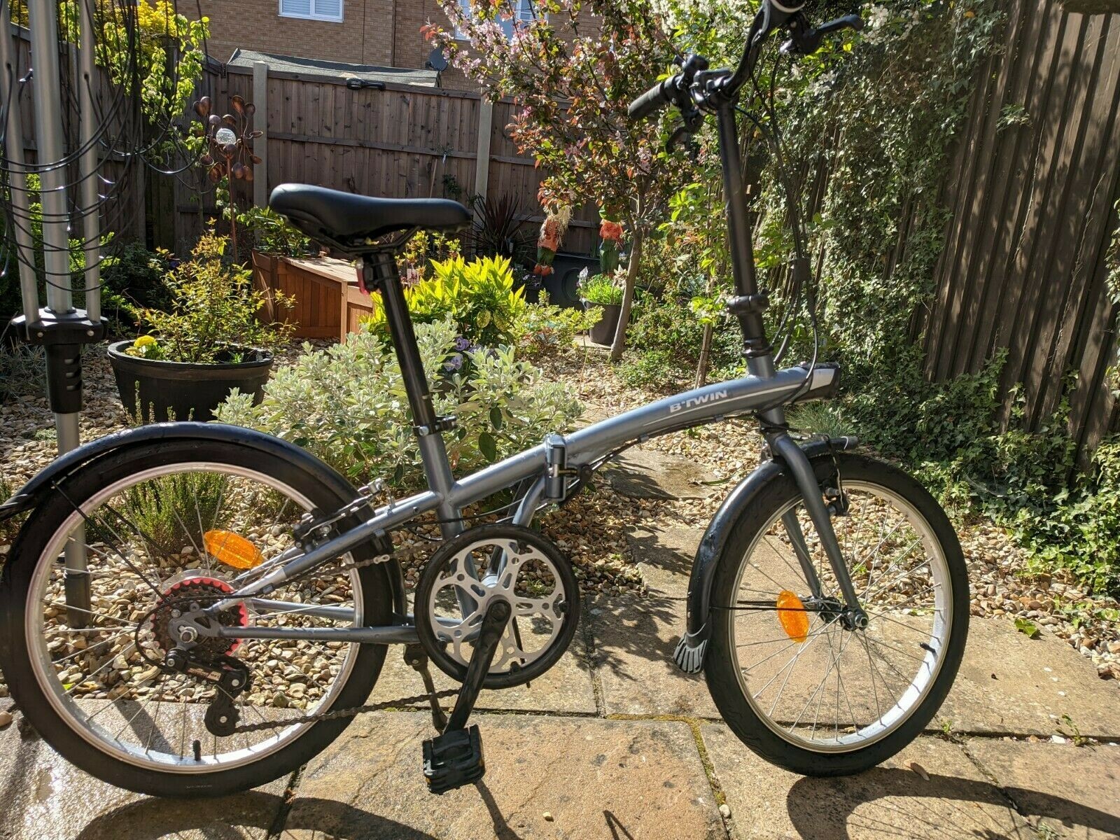 20 INCH FOLDING BIKE BTWIN 120 GREY Folding Bikes 4U Folding Bikes 4U