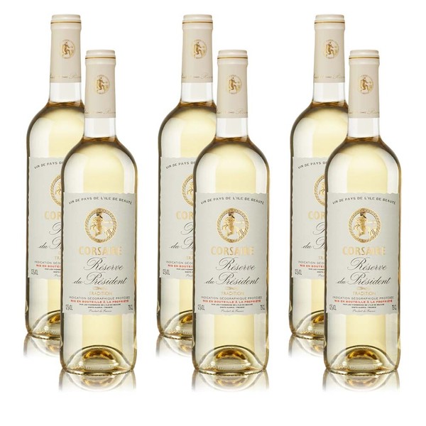 Corsaire RéServe Du President Blanc, Trocken, Sortenreines Weinpaket (6X0,75L)-image