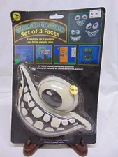 Sun Hill Halloween Glow-in-the-Dark Set of 3 Faces NIP