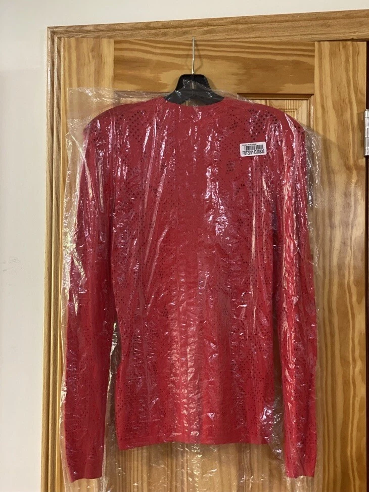 Felpe Donna Versace Lavorate a Maglia Donna Colore Rosso Taglia 42 (US 8) NUOVE SENZA ETICHETTE