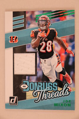 2019 Donruss Football Player Worn Threads Joe Mixon T-25 Bengals