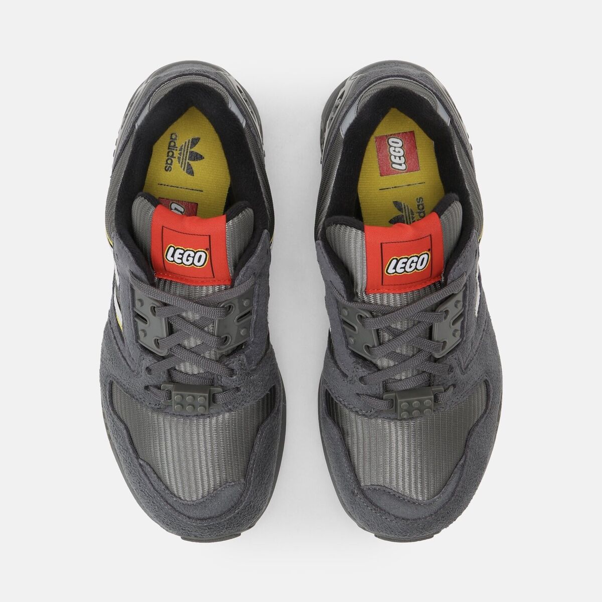 Adidas x LEGO ZX 8000 Jr Youth Kids Boys Athletic Shoe Gray Adidas x LEGO ZX 8000 Jr Youth Kids Boys Athletic Shoe Gray