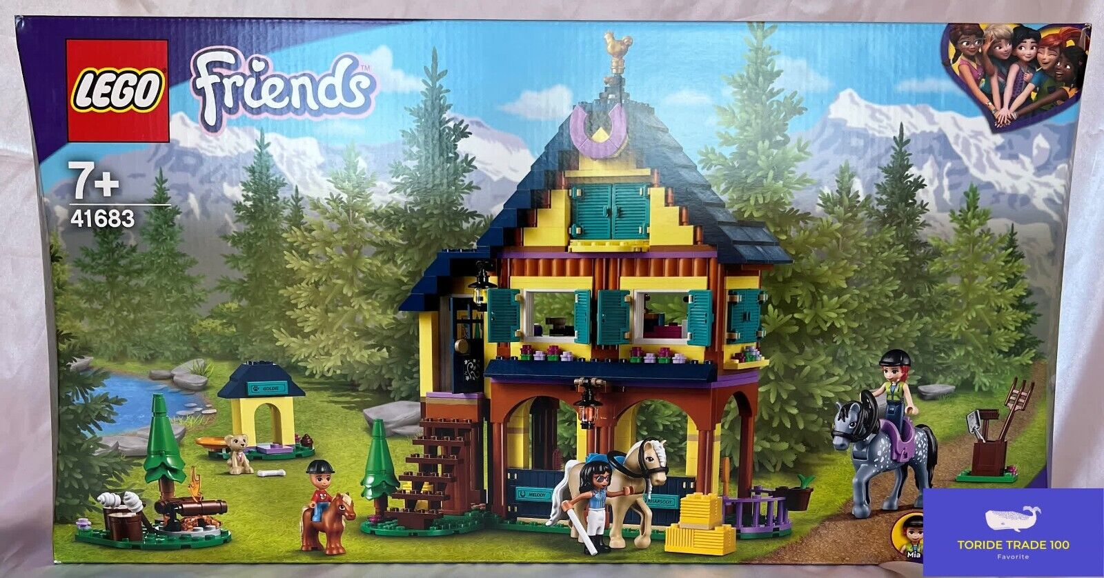 LEGO Friends 41683 Forest Horseback Riding Center Building Kit 511 pieces