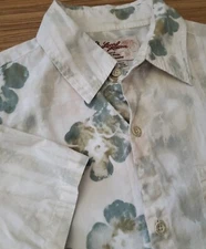 LOCAL MOTION Men's Small Tropical Hawaiian Y2K Club Beach Shirt Surf Hawaii S