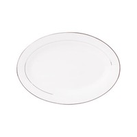 Servierteller Servierplatte Porzellan Aura Silver Teller Geschirr Platte 30,5 Cm
