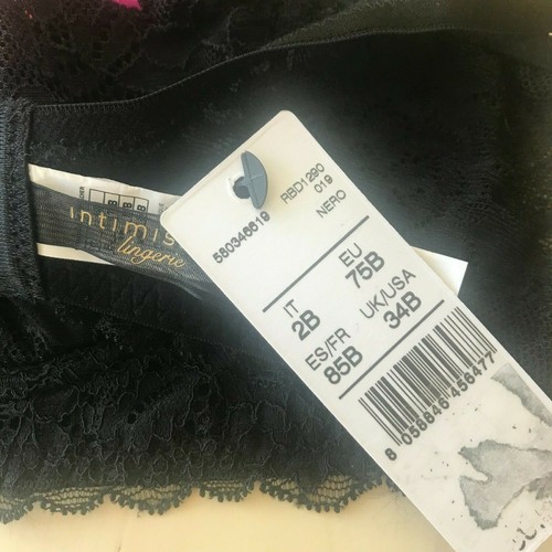 INTIMISSIMI Floral embroidered bra, 34B (EU 75B), underwired, BNWT - Picture 6 of 7