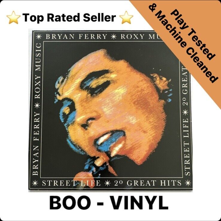 Bryan Ferry / Roxy Music – Street Life 20 Great Hits Vinyl 2 LP Record EX / EX