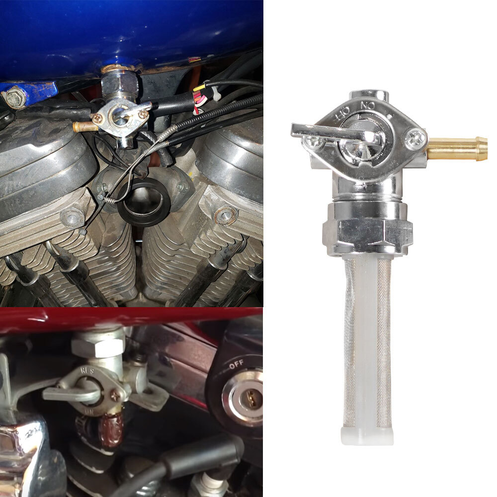22mm Fuel Valve Petcock Left Spigot fits for Harley Davidson Sportster