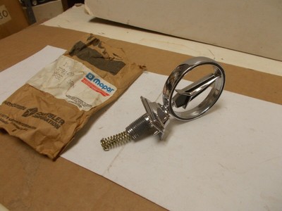 Mopar NOS Grille Head Lamp Panel Hood Base & Ornament 1975 1976 Plymouth Fury