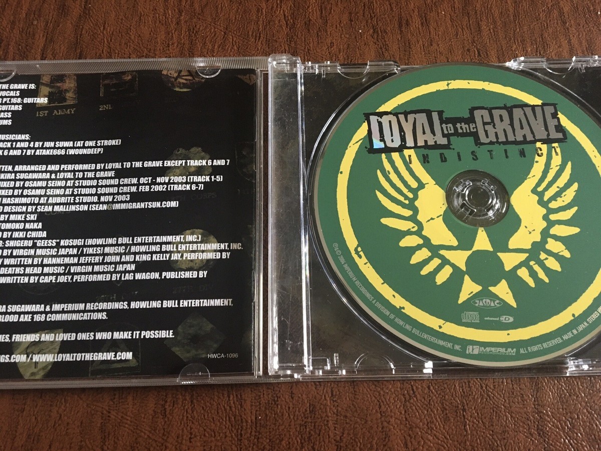 LOYAL TO THE GRAVE Indistinct JAPAN CD HWCA-1096 2004 NM!! | eBay