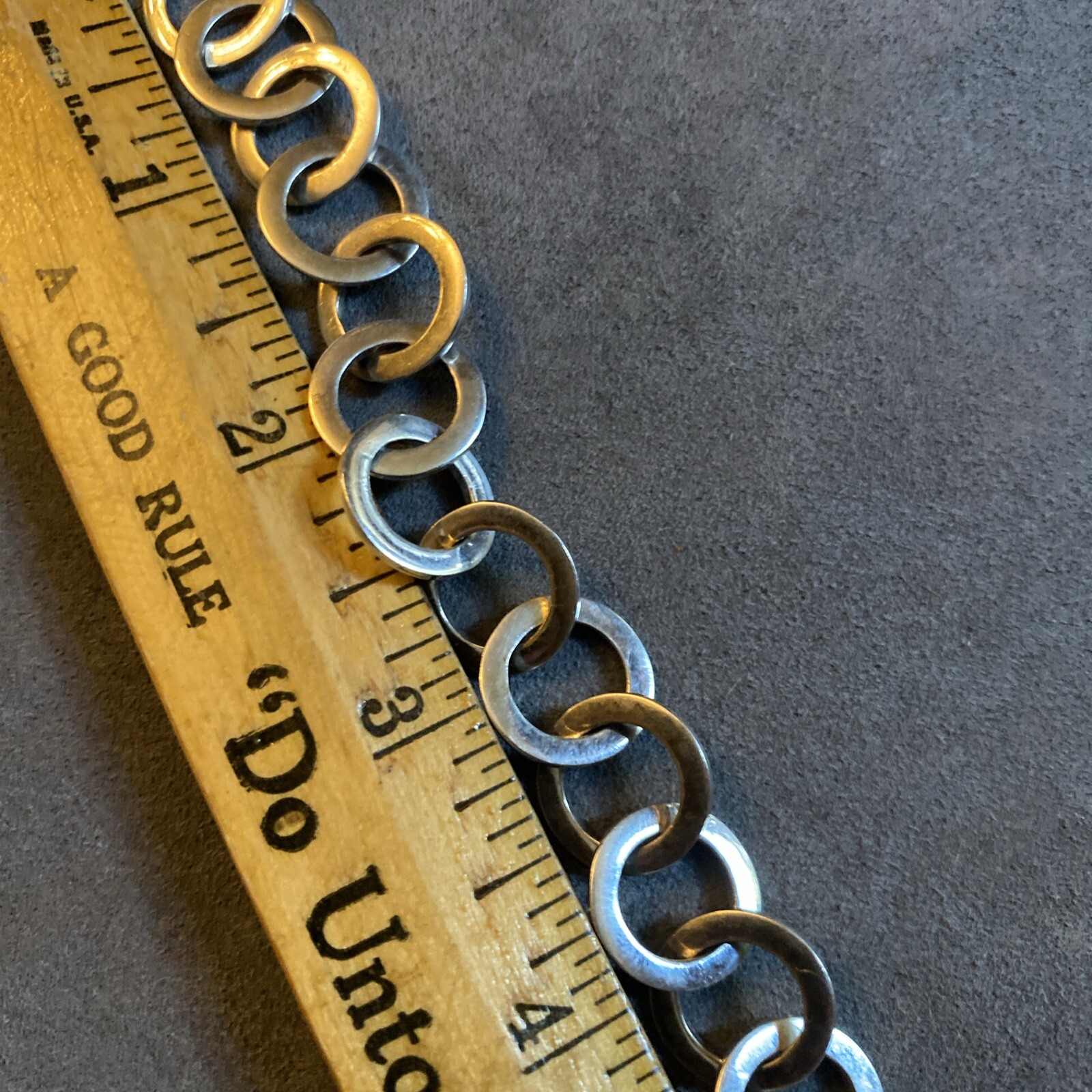 Canada Sterling Silver 925 Interlocking Circle Ch… - image 6