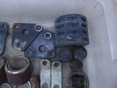 1974 Kawasaki KZ400 OHC K759) misc bike bolts parts mounts