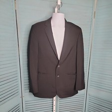 Kenneth Cole New York 2 Button Blazer Suit Jacket  Sz 40  Black  Lined