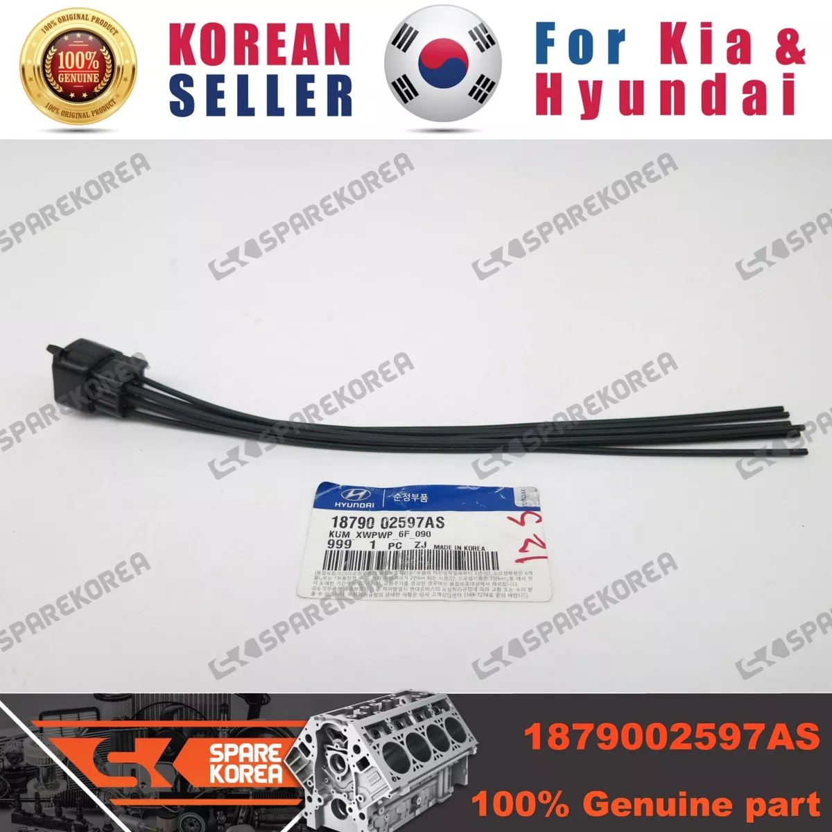 Genuine/OEM 1879002597AS KUM_XWPWP_6F_090 for Hyundai/Kia