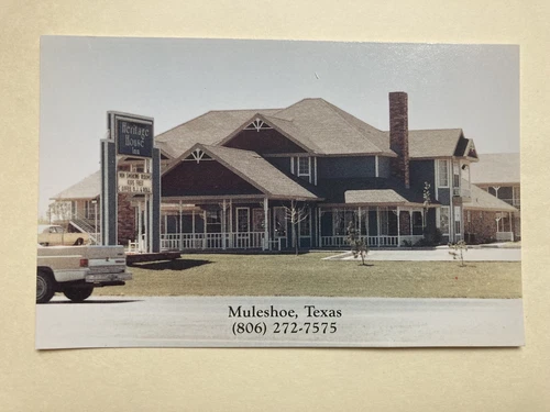 Muleshoe TEXAS - Heritage House Inn - Chrome Postcard