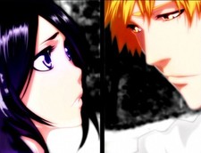 Anime ichiruki kuchiki rukia kurosaki ichigo Stitched Gaming Mat Desk