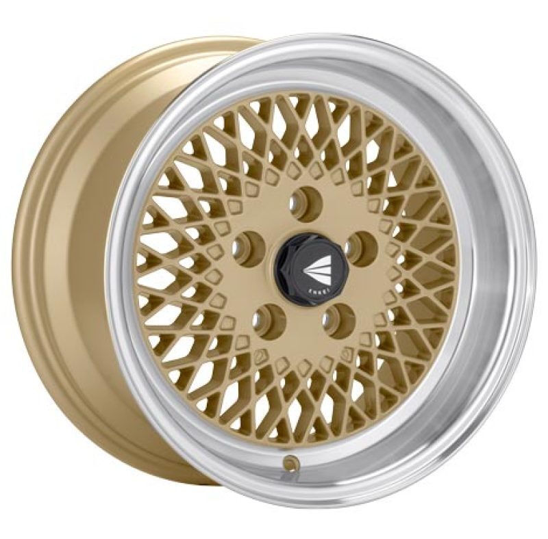 #92 ホイール　15インチ ENKEI 92 CLASSIC WHEEL GOLD W POLISHED LIP 15X7 +38 4X114.3 72.6