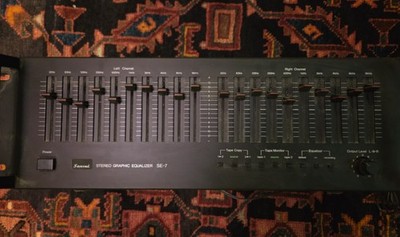 Sansui SE-7 Stereo Graphic Equalizer 10 Band EQ Vintage 1979 Tested Working RARE