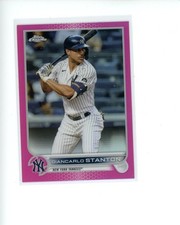 2022 Topps Chrome Pink Refractor #139 Giancarlo Stanton