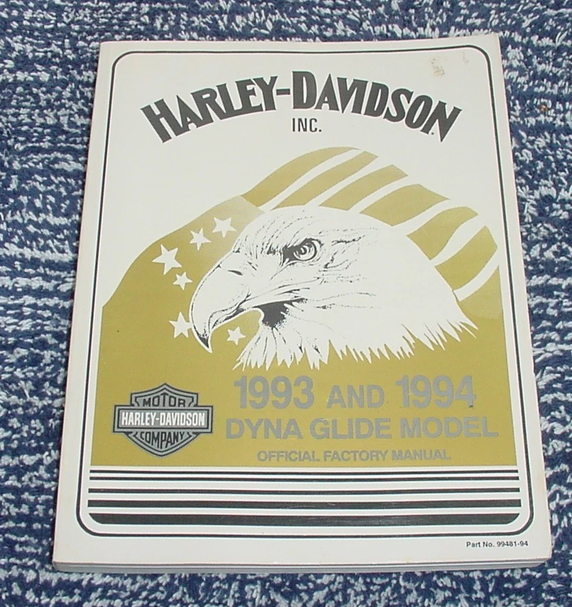 Harley Davidson Dyna Motorcycle Repair Manuals & Literature for