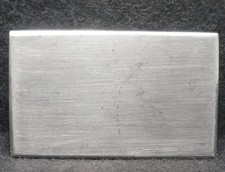 XC27154 VINTAGE 1970s MACHINE SHOP MADE  RECTANGLE  UNISEX FASHION BELT BUCKLE