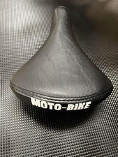 Yamaha MOTO-BIKE Black Synthetic Comfort Saddle for BMX Bike - Old School
