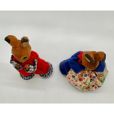 Lotte Sievers-Hahn Wooden Rabbit Figurines | eBay