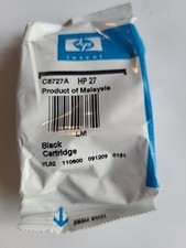 HP 27 Black Ink Cartridge Genuine New. 1K