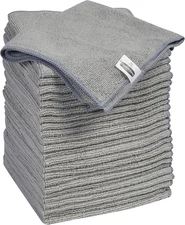 Microfiber Cloth Towels 24 Pack 14"X14" Non-Scratch Reusable/Washable for Cleani