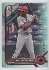 2022 Bowman Draft Aqua 30/199 Yerlin Confidan #BD-199 16xg