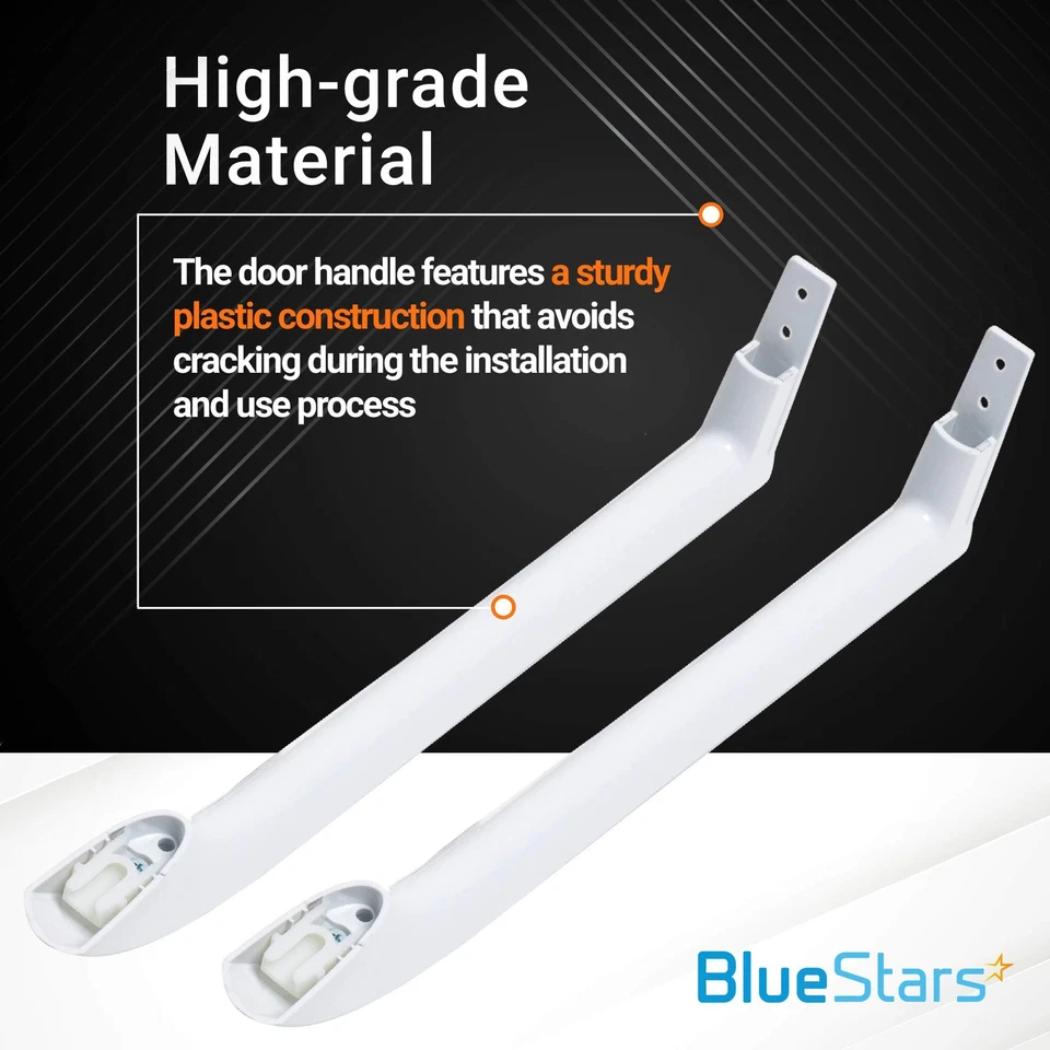 BlueStars 5304486359 5304506469 Refrigerator Door Handle Set - Compatible with F - Image 4 of 4