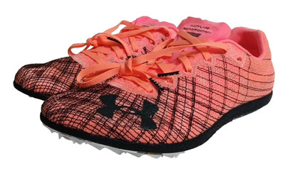 Under Armour HOVR Shakedown Men's Orange Distance Track Spikes 3026064-001