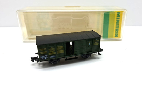 MINITRIX 1:160 N 13803 K  gedeckter Güterwagen K.Bay.Sts.B. in OVP | Condition: Gebraucht