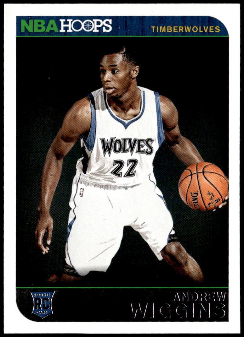 2014-15 Hoops #261 Andrew Wiggins Rookie E1