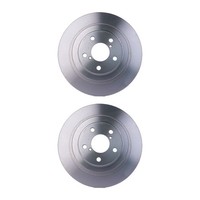 2 Bremsscheiben Voll Ø 58 Mm 10 Mm Hella Passend FüR U.A. Subaru Legacy